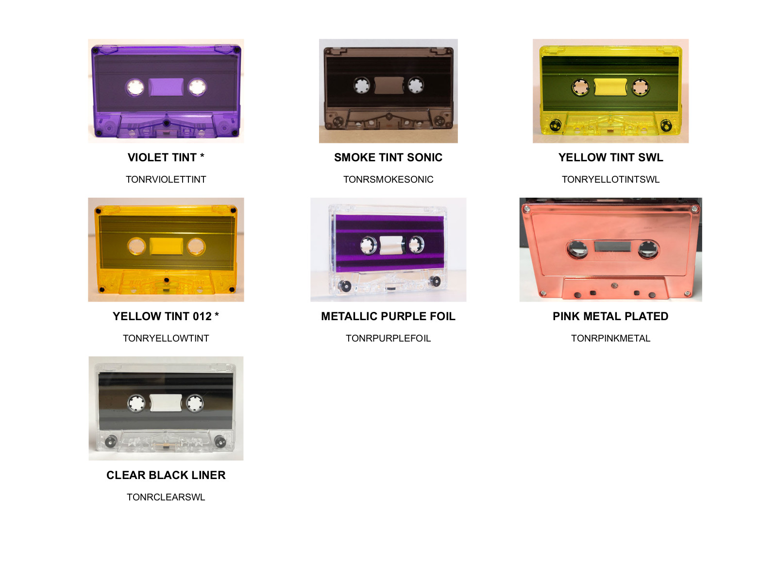 Blank Cassettes
