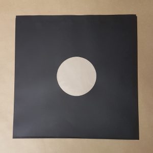 Black Poly-Lined Inner Sleeves for 12" Vinyl Records (Pack of 50)